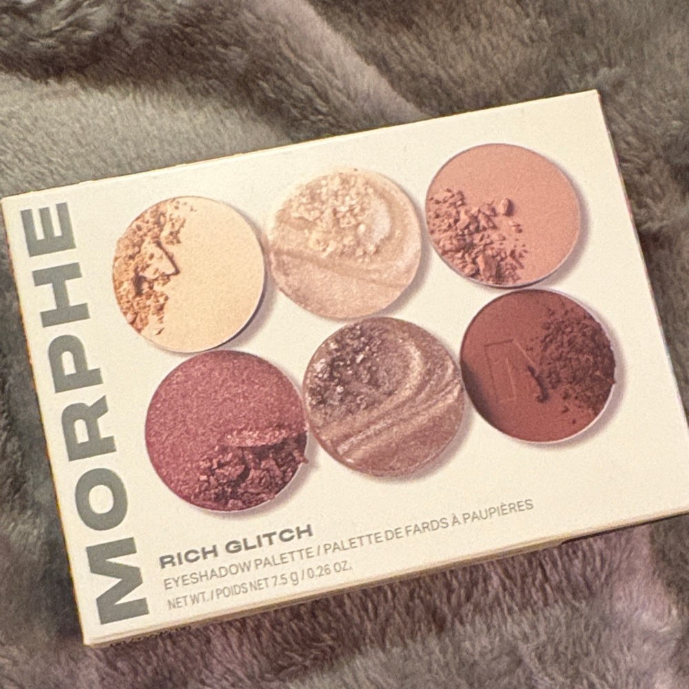 Morphe Rich Glitch Eyeshadow Palette - Creamy Browns and Tans